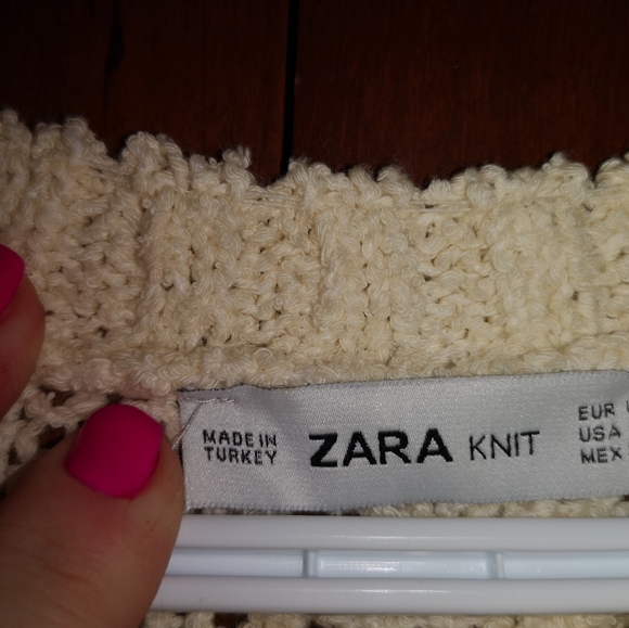 Zara Knitted Crop Sweater - Picture 3 of 6